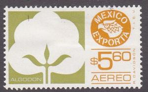 Mexico # C499,  Exporta - Cotton, Hinged,