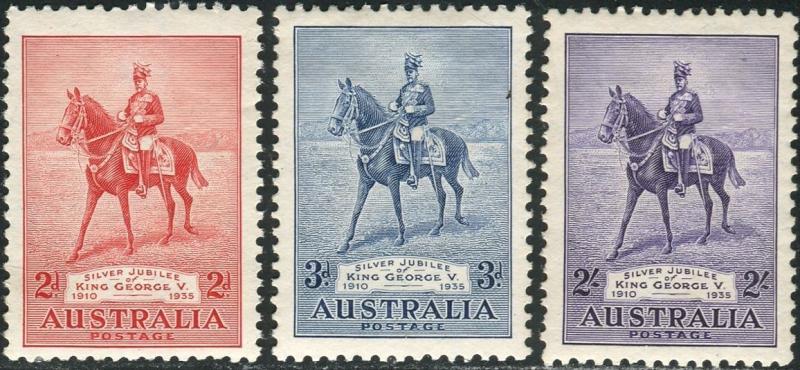 Australia 1935 SG156 Jubilee set MH