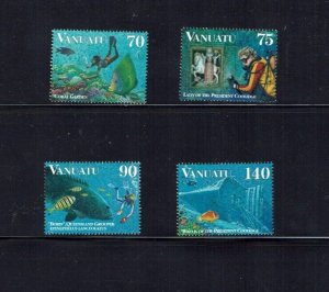 Vanuatu: 1997  Diving,  MNH set.