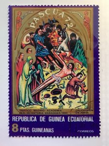 Equatorial Guinea 1972 Mi 49 CTO - 8p, Easter, Crucifixion