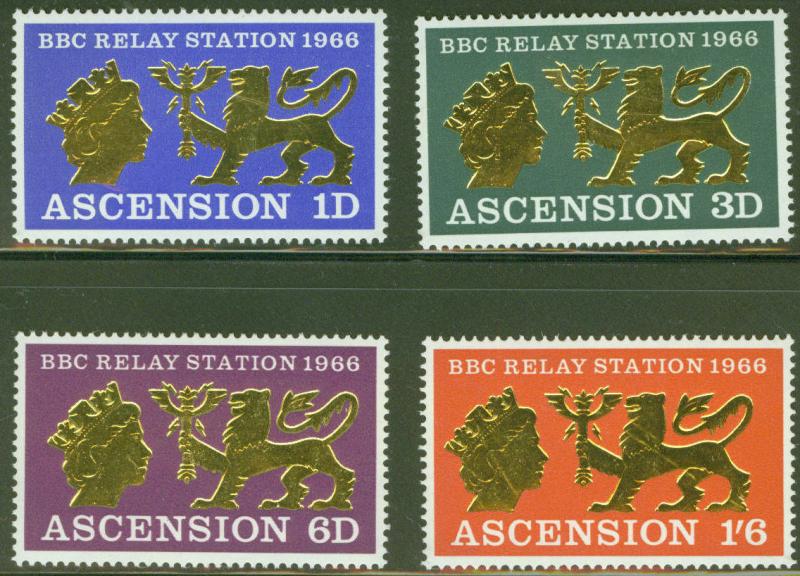 ASCENSION  Scott 111-114 BBC Communication set MNH**