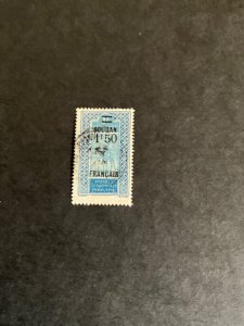 Stamps French Sudan Scott# 57 used