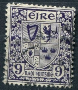 Ireland Sc#74 Used, 9p dk red vio, Symbols 1922-34 (1923)