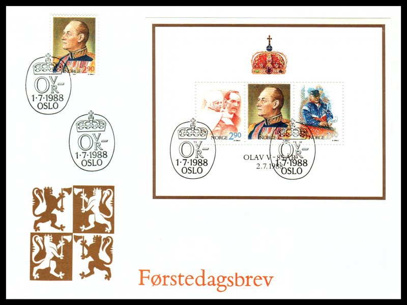 Norway 930-931 U/A FDC