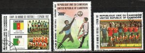 Cameroun Sc #711-713 Used CTO; Mi #980-982