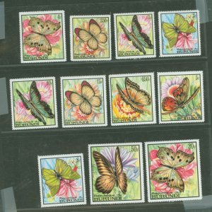 Burundi #240-C74  Single (Complete Set) (Butterflies)