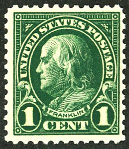U.S. #552 MINT OG LH