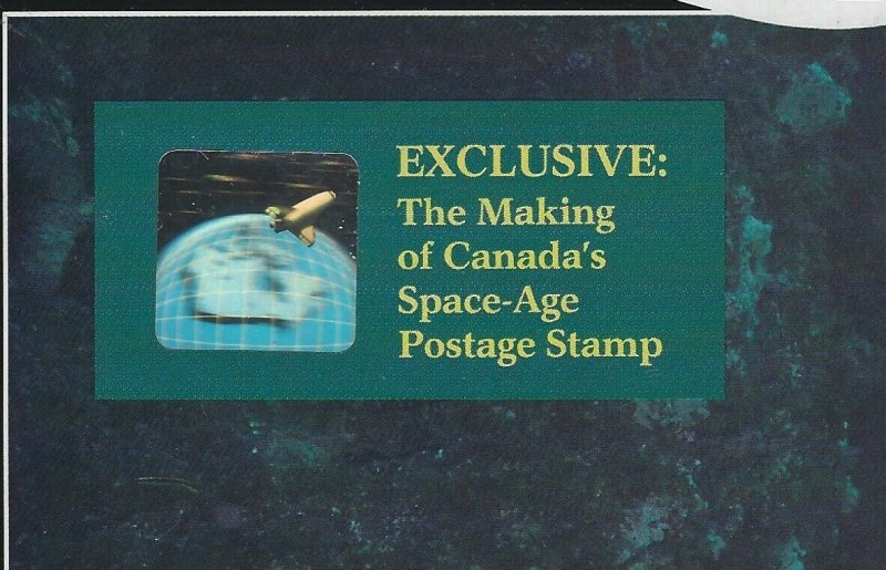 EQUINOX MAGAZINE SEP-OCT 1992 THE MAKING OF CANADA'S SPACE-AGE POSTAGE STAMP