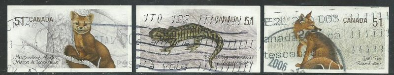 Canada 2174,2175,2177   used  2006 PD