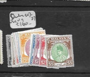 MALAYA PERLIS  (PP0109B) SULTAN SG 7-27  MOG