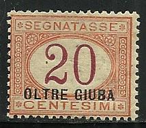 Oltra Giuba # J3, Mint Never Hinge