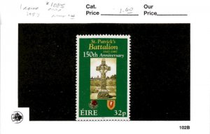 Ireland, Postage Stamp, #1085 Mint NH, 1997 St. Patrick's Battalion (AB)