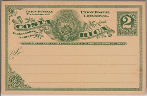 39600 - COSTA RICA - POSTAL STATIONERY CARD: Higgings & Gage # 3