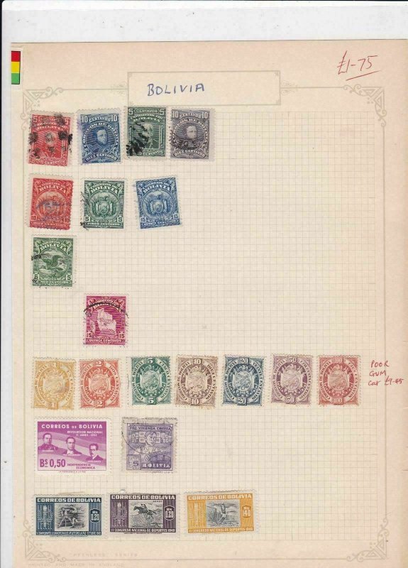 Bolivia Stamps Ref 15032