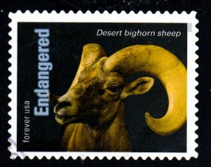 New 2023 - (66c) - Endangered Bighorn Sheep - 19 of 20 - Used Off Paper