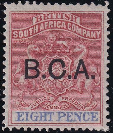 British Central Africa 1891-1895 SC 6 MLH