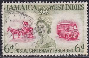 Jamaica 179 USED 1960 Postal Centenary 6d