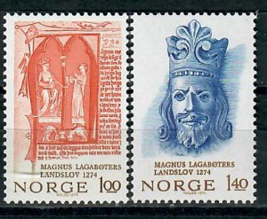 Norway 635 - 636 MNH singles