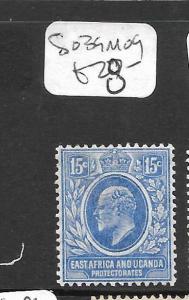 EAST AFRICA AND UGANDA (P1009B) KE 15C SG 39   MOG 