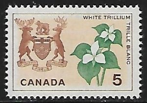 Canada # 418 - White Trillium - MNH.....{G4}