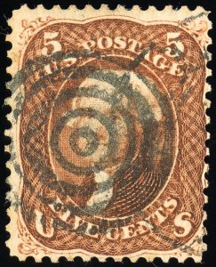 US Stamps # 75 Used VF Scott Value $425.00