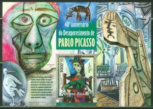 GUINEA BISSAU 2013 120th MEMORIAL  ANNIVERSARY OF PABLO PICASSO  SOUVENIR SHEET