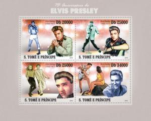 TOME PRINCIPE 2010 SHEET ELVIS PRESLEY st10108a