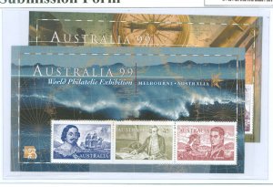 Australia  #1727-1728 Mint (NH) Souvenir Sheet