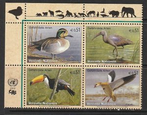 2003 UN-Vienna - Sc 332a - MNH VF - PB UL - Endangered Species