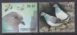 Faroe Islands 520-521 Birds MNH VF