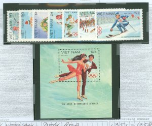 Vietnam/North (Democratic Republic) #1351-1358 Mint (NH) Single (Complete Set)