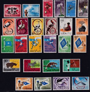 Somalia 1959-1960 - MNH group of 26 Stamps MNH