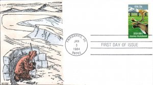 #2066 Alaska Statehood Kribbs FDC