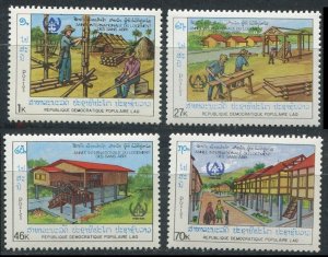 1987 Laos 1034-1037 Architecture 5,80 €