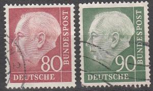 Germany #717-8 F-VF Used CV $6.75 (A14843)