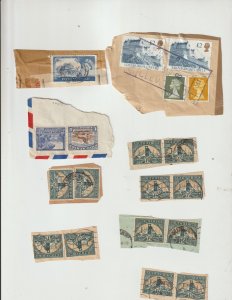 Worldwide Accumulation on Paper Old and Modern stamps See Pictures !!!