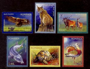 Romania Sc# 5125-30 MNH Protected Animals