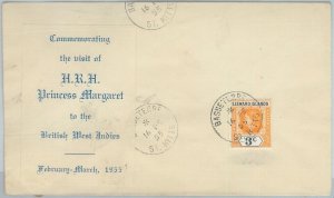 82615 - LEEWARD ISLANDS - Postal History - Special Cover - ROYALTY 1955-