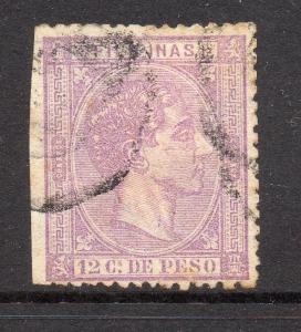 Philippines 1870s Classic Alfonso Used Value 12c. 182363