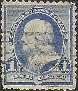 # 219 DULL BLUE USED BEN FRANKLIN SCV-0.75