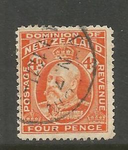 NEW ZEALAND  134  USED,  EDWARD VII