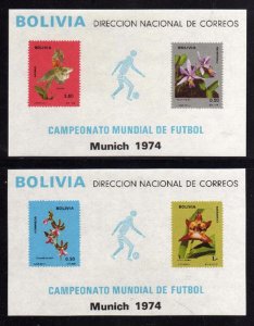 1974 - Bolivia - Munich 74 - Mi B 38-39 - MNH - VC 100 € - BO-093 - 03