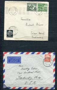 German 5 Postal  Covers 1940 and up  Used 4783