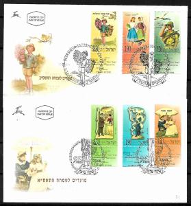 ISRAEL STAMPS. 2 FD COVERS. 2000