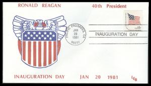 Ronald Reagan 1981 LEB Inauguration Cover