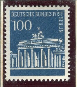 GERMANY; BERLIN 1966-67 Buildings issue MINT MNH Unmounted 100pf. value