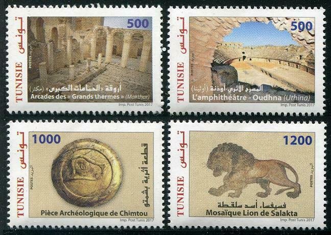 HERRICKSTAMP NEW ISSUES TUNISIA Archaeological Sites & Monuments