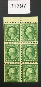 US STAMPS #424d  MINT OG H BOOKLET   LOT #31797