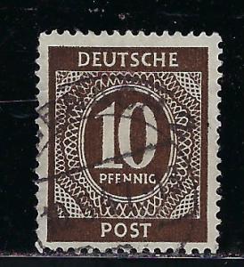 Germany AM Post Scott # 537, used