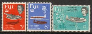 Fiji  #208-10  MLH  (1964)  c.v. $2.30